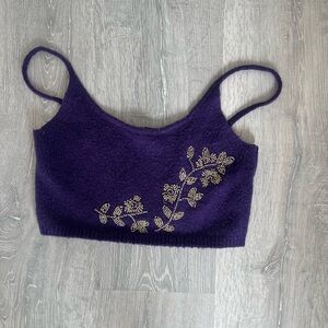 Purple Knit Zara top